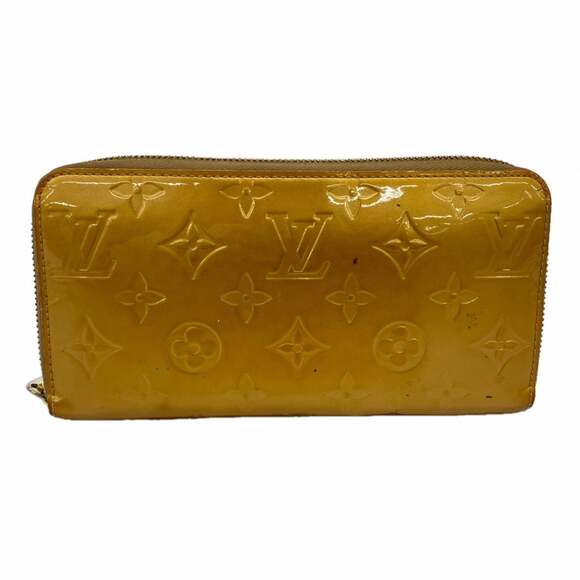 Louis Vuitton Vernis Zippy Wallet M61380 Moldore Women's Long